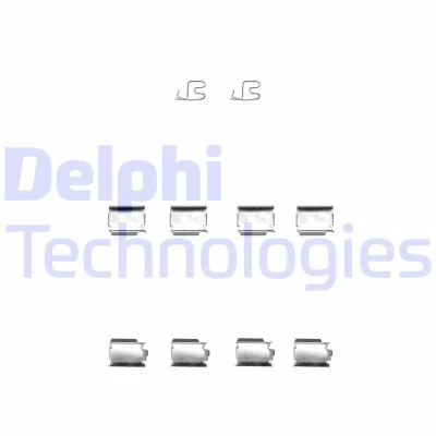 Imagen de DELPHI LX0343 Kit de accesorios, pastillas frenos BMW: 3 Berlina, Touring, Coupé, MINI: Hatchback, Countryman, OPEL: Corsa C Hatchback