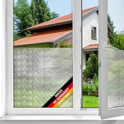 Imagen de d c fix vinilo adhesivo para cristales ventanas Fumar autoadhesivo opaco translúcido privacidad decorativo mampara de ducha baño lámina pegatina 90 cm x 2,1 m
