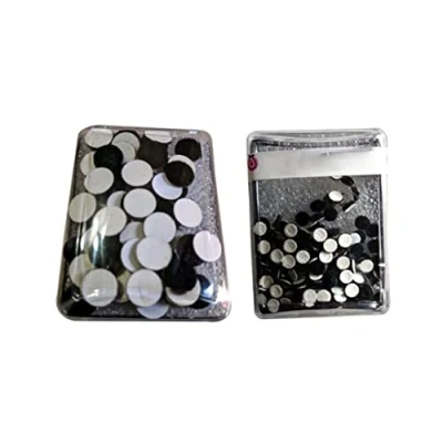 Imagen de KULIA® bindi negro pegatinas para tatuajes frente boda tikka indio 6 paquetes étnica novia fiesta de Bollywood varios tamaños joyería moda