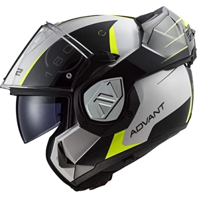 Imagen de LS2, Casco Moto Modular ADVANT Codex White Black, XS