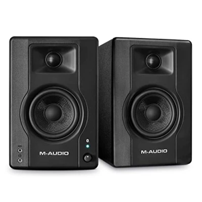 Imagen de M Audio BX3 BT Monitores de estudio, altavoces Bluetooth 3,5&quot; 120W, para PC producción musical, juegos, streaming, podcast, DJ