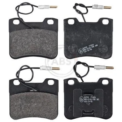 Imagen de A.B.S. 36598 Juego de pastillas freno con sensor desgaste incorporado CITROËN: Saxo Hatchback, AX, PEUGEOT: 106 II Hatchback