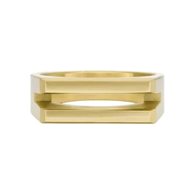 Imagen de Fossil Anillo para hombre de Acero inoxidable 32025871, 64, inoxidable, Sin piedras preciosas