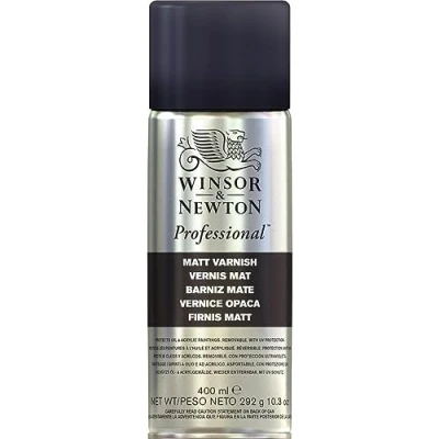 Imagen de Winsor &amp; Newton Barniz en Spray Mate para Cuadros, 400 ml (Paquete de 1),