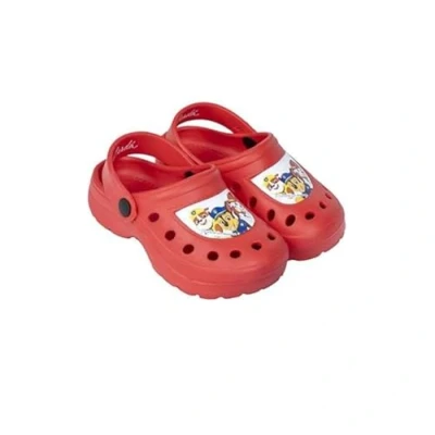 Imagen de Zuecos Infantiles de La Patrulla Canina Color Rojo Talla 30/31 Fabricados 100% EVA Niños Estampado Producto Original Diseñado en España