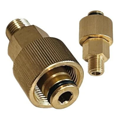 Imagen de M&amp;M Smartek Adaptador compatible con Easy Lock Force conector TR22 IG a 1/4&quot; AG K HD para accesorios de alta presión