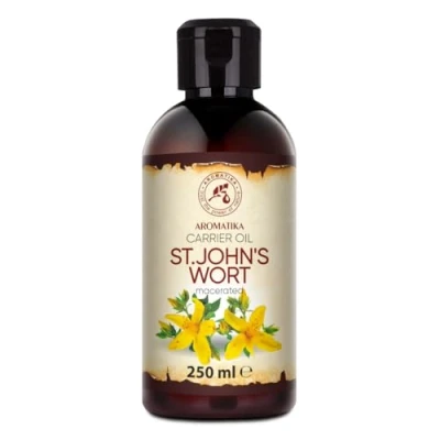 Imagen de Aceite de hierba San Juan 250ml Puro y Natural Cosmético Base para el Cabello Beneficios la Piel Cuidado Corporal St. John&#039;s Wort Oil