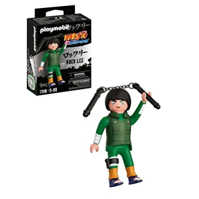 Imagen de PLAYMOBIL Naruto 71118 Rock Lee con Accesorios, Ofrece un Divertido y Creativo Juego para los Fans del Anime Detalles Impresionantes Accesorios auténticos, a Partir de 5 años