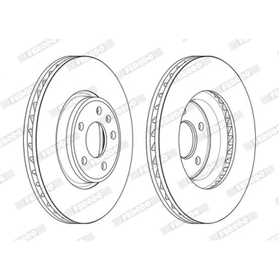Imagen de Disco de freno FERODO DDF2596C 1