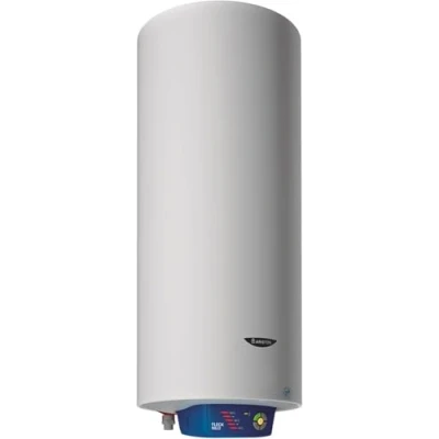 Imagen de Ariston, Fleck Nilo Termo Eléctrico 100L, Calentador de Agua Horizontal Vertical Seguro y Eficiente, Calentadores 43x41.3x121 cm Fabricado para Instalación en España
