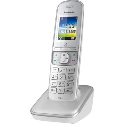 Imagen de PANASONIC Teléfonos con Cable Marca Modelo KX TGH710GG pearlsilver