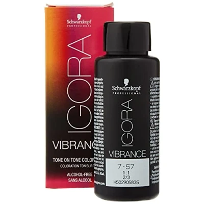 Imagen de Schwarzkopf Professional Igora Vibrance Coloración demi permanente 60 ml 7 57