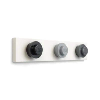 Imagen de Room Copenhagen Conjunto de colgadores Pared Lego, Blanco, Negro, Gris, One Size