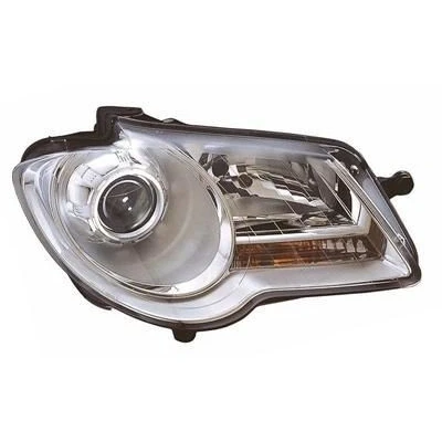 Imagen de VAN WEZEL 5857962 Faros derecha H7/H7 amarillo para circulación por la con servomotor reg. alcance luces PX26d VOLKSWAGEN: Touran I