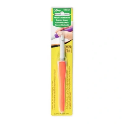 Imagen de Clover Gancho De Crochet, Plastic, Orange, 9 mm