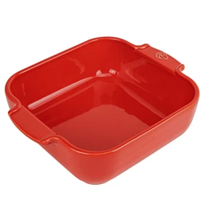 Imagen de Peugeot Saveurs PSP60213 60213 Appolia Plana Horno Cuadrado 21, Rojo, 25 Ounces, cerámica
