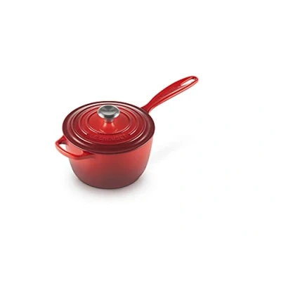 Imagen de Le Creuset Cazo de hierro fundido, Redondo, diámetro18 cm, 2.2 L, Cereza, 21181180602430
