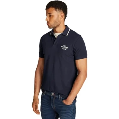 Imagen de Tommy Hilfiger LEFT Chest Graphic Polo, Hombre, Talla: Large, Desert sky