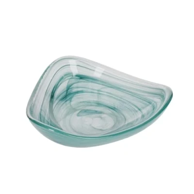 Imagen de Artesà Cuenco de cristal (18 cm), color verde