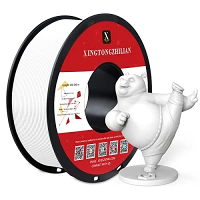 Imagen de Filamento para impresora 3D PETG+, PETG+ 1.75mm, Precisión dimensional +/ 0.02mm, Carrete de 1kg impresión impresoras 3D,Blanco