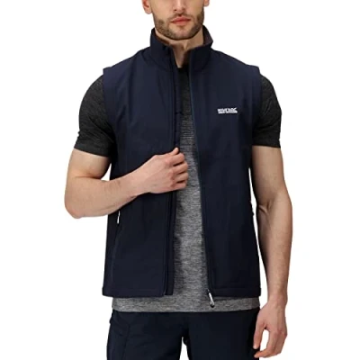 Imagen de Regatta Bradwell III Chaleco Térmico Softshell Resistente Al Viento con Cremallera Bodywarmers, Hombre, Navy, L