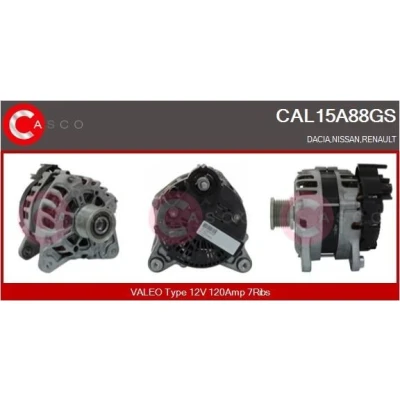Imagen de CASCO CAL10446AS Alternador 12V 120A OPEL: Astra H Hatchback, Zafira B, GTC