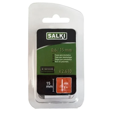 Imagen de salki 86910615 Pins para Montajes, Metal, 0.6 x 15 mm, Set de 2610 Piezas