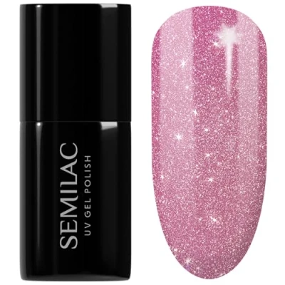 Imagen de Semilac Esmalte Semipermanente UV 331 Blink Pink 7ml Colección Cat Eye Effect