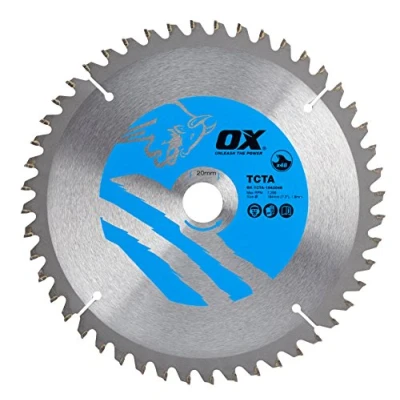 Imagen de OX Hoja de sierra circular corte aluminio / plástico laminado 184/20mm, 48 Dientes TCG