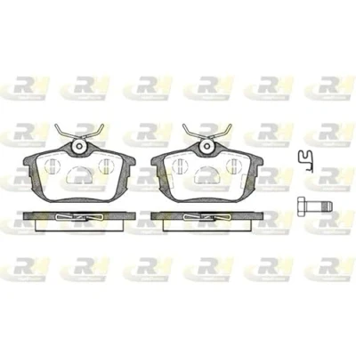 Imagen de ROADHOUSE 2605.02 Juego de pastillas freno MITSUBISHI: COLT 6, Space Star, Carisma Berlina, VOLVO: S40 I, V40 Familiar