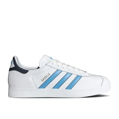 Imagen de adidas Zapatillas unisex Hamburg para correr, Cloud White Semi Blue Burst Night Indigo, 43 1/3 EU