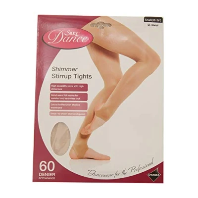 Imagen de Silky Medias para Bailarina Modelo Shimmer Strirup Mujer (S) (Tostado Claro)