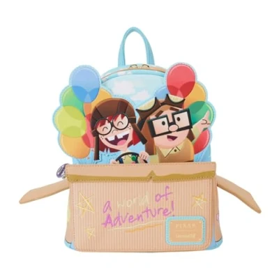 Imagen de Loungefly Up 15th Anniversary Spirit of Adventure Mini Mochila, Negro , Estándar
