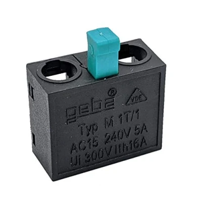 Imagen de Geba M 1T/1 Micropulsador Interruptor Llave Cierradora Mortero Verde