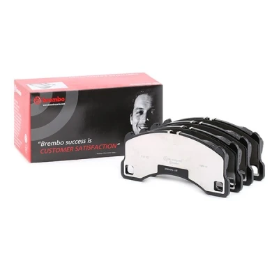 Imagen de BREMBO P 65 021 Juego de pastillas freno preparado para indicador desgaste Chapa antichirridos sin accesorios PORSCHE: Panamera, Cayenne, Macan