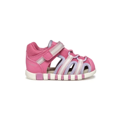 Imagen de Geox B Sandal IUPIDOO Gir, Sandalia Niñas, Dk Pink/Lilac, 25 EU