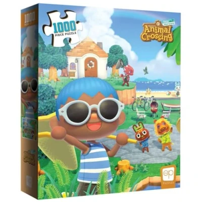Imagen de USAopoly Animal Crossing Summer Fun Puzzle 1000 Pieces Puzzel, Multicolor (PZ005 674 002100 06)