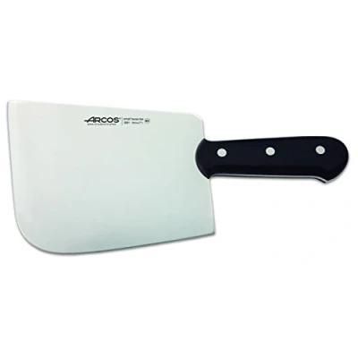 Imagen de Arcos Serie Universal, Macheta Cuchillo Carnicero, Hoja de Acero Inoxidable Nitrum 180 mm, Mango Polioximetileno, Pom Color Negro