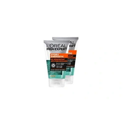 Imagen de L&#039;Oréal Men Expert Gel Désincrustant Anti Pores Encrassés Soin du Visage Hydra Energetic 100 mL