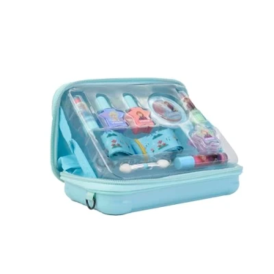 Imagen de Lip Smacker Frozen Travel Beauty Case, Maletín de Maquillaje para Niñas con Paleta Sombras, Labios y Uñas Accesorios Belleza Incluidos