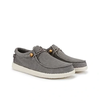 Imagen de WALK IN PITAS WP150 WALLABI Washed Mocasines de Hombre Naúticos Casual Zapatillas Verano Zapatos Casuales y Cómodos para Gris 37