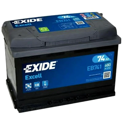 Imagen de EXIDE EXCELL EB741 Batería de arranque 12V 74Ah 680A B13 CHEVROLET: Captiva, Corvette C6 Coupé, DODGE: Journey MPV, JEEP: WRANGLER 3