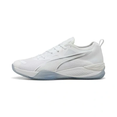 Imagen de Puma Eliminate Nitro 4 Zapatillas de balonmano white/silvercoloured, Hombre, Talla: 40, White/silver coloured Fibra sintética/tela