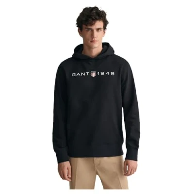 Imagen de GANT Printed Graphic Sudadera, Hombre, Talla: Large, Black