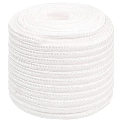 Imagen de vidaXL Cuerda de Barco Polipropileno Blanco Intenso 16 mm 100 m