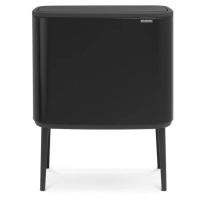 Imagen de Brabantia Bo Touch Bin Cubo de Basura, Negro Mate, 36 litros