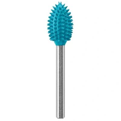 Imagen de Dremel Max High Performance Power Carving Bit (9953DM), punta de acero inoxidable, 9,5 mm ancho, &quot;llama&quot; para ranurar y tallar en madera, plástico, espuma EVA goma