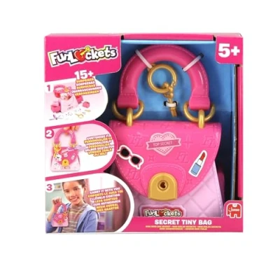 Imagen de FUNLOCKETS Mini Bolso Secreto, Recomendado a Partir de 5 años, Color Rosa