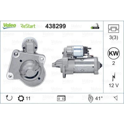 Imagen de VALEO NEW STOP&amp;START ORIGINAL PART 438299 Motor de arranque 12 2 11 FORD: FOCUS 2, MONDEO 4 Stufenheck, 3