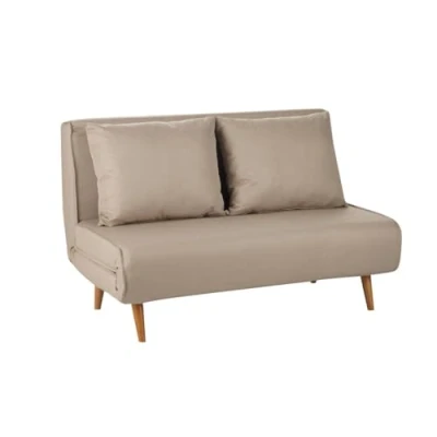 Imagen de SHIITO Sofá Cama con Apertura 140 x 84.5 85.5 cm Modelo Luky Máximo Relax y Confort Sistema de por Arrastre Color Beige